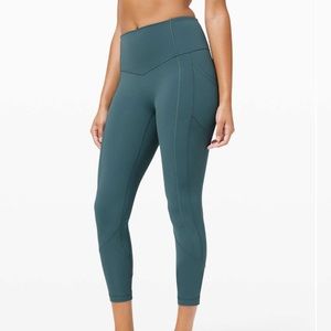 Lululemon All The Right Places Crop 23” Desert Teal